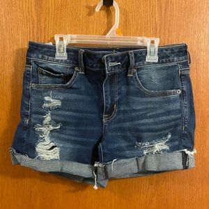 American Eagle Outfitters Dark Blue Jean Shorts